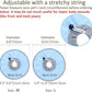 Waterproof Cat Recovery Collar, Adjustable Pet Cone Collar, Protective Cat Neck Cones to Stop Licking Wounds, Lightweight Kitten Cones After Surgery, Elizabethan E Collar for Cats, Small Dog, Puppy