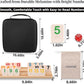 Deluxe Rummy Cube Game Set 6-8 Players with 8 Wooden Racks and 240 Melamine Rummy Tiles, Travel Family Board Game for Adults and Kids