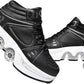 Double-Row Deform Wheel Automatic Walking Shoes Invisible Deformation Roller Skate 2 in 1 Removable Pulley Skates Skating Parkour