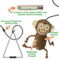 Meowijuana Jump 'n' Jamb Door Hanging Cat Toy | Funky Monkey | Refillable Interactive Catnip Toy | Promotes Play and Cat Health | Includes Potent Catnip Grown in North America