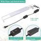 HITOP Full Spectrum LED Aquarium Light – 12” 16” 24” 32” Classic Fish Tank Light with RGB LEDs, with Timer and Stable Extendable Brackets (12-20in)