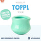 WEST PAW Zogoflex Limited Edition Toppl Treat Dispensing Dog Toy Puzzle – Interactive Chew Toys for Dogs – Dog Toy for Moderate Chewers, Fetch, Catch – Holds Kibble, Treats, Small 3", Mint