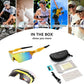 BangLong Polarized Sports Sunglasses Cycling Sun Glasses for Men Women with 5 Interchangeable Lenes for Running Baseball Golf
