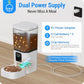 Automatic Cat Feeder with 2K HD Camera: Automatic Dog Feeder with Night Vision, Cat Food Dispenser with 5G WiFi for Multiple Pet, Detachable for Easy Clean - 29 Cup （7L Large Capacity）