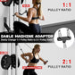 Wall Mount Cable Station, WM1 Cable Crossover Machine with 17 Positions, High and Low Cable Crossover Machine with Removable Footplate for Garage Home Gym