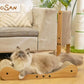 Nekosan Cat Scratcher Cardboard Bed, 27.5" Extra Large Cat Scratch Sofa Bed, Cat Scratcher Lounge Bed for Indoor Cats, 27.5 x 10 Inches Cat Couch Bed - Scratching Board