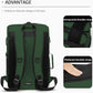 Kalesi Gym Duffle Tennis Bag Backpack 4-Way Waterproof with Shoes Compartment for travel Sport Hiking laptop (Forest green)