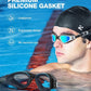 ZIONOR G1 Lite Swim Goggles with Swim Cap Comfortable Anti-fog Swimming Goggles Cap Set for Adult Men Women