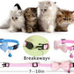 16 PCS Cute Cat Collar with Bells Kitten Collars for Girls Pink Cat Collar Breakaway Cat Collars for Girl Cats Small Kitten Collar with Bell Boy Pet Collar for Cats Kitten Supplies Flower Cat Collar