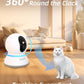 blurams Pet Camera 2K, Dog Camera with Phone App, 360° PTZ Indoor Cameras for Home Security Indoor, Color Night Vision, 2-Way Talk, Motion Detection&Tracking, Cloud&SD(2.4GHz Only)