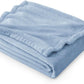 Bedsure Fleece Throw Blanket for Couch Light Blue - Lightweight Plush Fuzzy Cozy Soft Blankets and Throws for Sofa, 50x70 inches