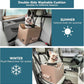 Petsfit Dog Booster Seat, Washable Pet Car Booster Bucket Seat with Portable Carrying Case for Puppy, Cats, Small Dogs (Small, Tan)