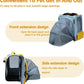 Expandable Pet Backpack, Cat Backpack with Breathable Mesh, Collapsible Soft Cat Travel Bag for Outdoor Hiking, Large Space Dog Backpack(Blue)