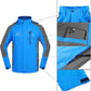 TEZO Mens Rain Jacket Waterproof with Hooded Hiking Coat Lightweight Windbreaker