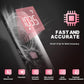 No-Touch Thermometer for Adults and Kids, Digital Accurate Baby Thermometer with Fever Alarm, 1 Second Fast Result, Easy to use, 2 in 1 Mode