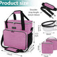 BAGLHER Dog Travel Bag, Pet Travel Bag (ALL Pet Travel Supplies), With 2 Pet Food Containers and 2 Collapsible Silicone Bowls; Essential Kits for Pet Travel Pink