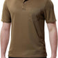 TBMPOY Men's Polo Shirts with Pocket Short Sleeve Quick Dry Casual Sports Outdoor Golf Shirt