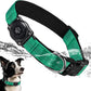 Upgraded AirTag Dog Collar, IP68 Waterproof Air Tag Dog Collar Holder, Reflective, Ultra-Durable, Comfortable Padded, Heavy Duty Dog Collars for Small Medium Large Dogs (M (12.6"-17.1"), Teal)