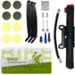 Bicycle Tire Repair Tool Kit with Stainless Steel Tools, Portable Bike Tire Patch Repair Set for Mountain/Road Bikes