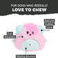 Barkbox Lover Beast Dog Toy for Aggressive Chewers | 2-in-1 Plush & Rubber Dog Toy with Squeaker | Puppy Essentials & Dog Toys to Keep Them Busy