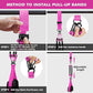 HPYGN Pull Up Assistance Bands, Heavy Duty Resistance Band for Pull Up Bar, Adjustable Weight/Size with Fabric Feet/Knee Rest, Bands for Pull Up Assist for Strength Training, Pull Up Assist Band