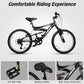 WEIZE Kids Mountain Bike, 20 inch Kids' Bicycles for 6-11 Years Old Boys Girls with Dual Full Suspension, 6 Speeds Drivetrain, High-Carbon Steel Frame, Ideal for Young Riders and Adventurers