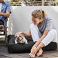 K9 Ballistics Tough Rectangle Pillow XL Extra Large Dog Bed - Removable Cover, Washable, Durable & Water Resistant Dog Bed Made for Big Dogs 54"x38", Obsidian Black