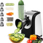 Electric Cheese Grater 5 In 1 Professional One-Touch Control Professional electric slicer/shredder, Spiralizer for Veggies, Carrots