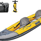 Advanced Elements - Island Voyage 2 Inflatable Kayak - Recreational Convertible Kayak - for 1 or 2 Person - 11 ft - Yellow