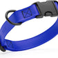 Dogline Biothane Waterproof Dog Collar with Quick Release Buckle Strong Coated Nylon Webbing with Odor- Proof for Easy Care Easy to Clean Fits Small Medium or Large Dogs, Royal Blue 1" W 15-23" L