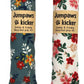 2 Pack Natural Interactive Catnip & Silvervine Cat Kicker with Feathers, Bite Resistant Chew Toy, Crinkle Kicker, Accessories for Indoor Cat, Premium Corduroy Floral