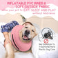 Supet Inflatable Dog Cone Collar Alternative After Surgery, Dog Neck Donut Collar Recovery E Collar to Stop Licking, Soft Dog Cone for Medium Large Dogs