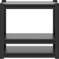 Metal Aquarium Stand with a Adjustable 3-Tier Fish Tank Rack,Tank Not Included,for Home Office(31.5" L x 18" W x 34" H). (Black)