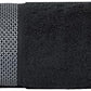 CASA COPENHAGEN Solitaire Towel, 2 Piece Bath Sheet Towel Set- Pine Grey, 600 GSM Designed in Denmark Made of Soft Egyptian Cotton for Bathroom, Kitchen & Shower