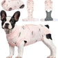 Kuoser Recovery Suit for Dogs Cats After Surgery, Professional Pet Recovery Shirt Dog Abdominal Wounds Bandages, Substitute E-Collar & Cone,Prevent Licking Dog Onesies Pet Surgery Recovery Suit