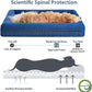 WNPETHOME Giant Dog Bed, Washable Dog Couch with Removable Waterproof Cover, Orthopedic Large Pet Sofa Bed with Bolster Sides for Sleeping