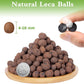 Halatool 8LB Clay Pebbles for Plants 4mm-16mm Lightweight Hydroton Leca Balls for Indoor Potted Plants Hydroponics Gardening Orchids Drainage Decoration Aquaponics