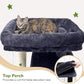 Globlazer Heavy Duty Cat Tree, 70 inch Sturdy Cat Tree for Indoor Cats Extra Large Cat Tower with Scratching Post, Hammock, Cat Condo for Adult Cats Kittens, F70 Pro, Dark Grey