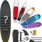 Inflatable Stand Up Paddle Board with SUP Accessories & Backpack. Paddle Boards for Adults. Non-Slip Deck, Wide Stance, Bottom Fin, Double Action Pump.