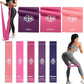 Resistance Bands for Women with Online Workouts Included - Set of Loop & Flat Bands | Ideal for Tone and Sculpt Body at Home, Pilates, Yoga or Rehab with Safe Guided Training