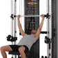 Altas Strength Folding Home Gym Smith Machine with Pulley System Gym Squat Rack Weight Bar Upper Body Strength Training Leg Developer Commercial Fitness Equipment Included Accessories 3101