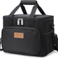 Lifewit Medium Lunch Bag Insulated Lunch Box Soft Cooler Cooling Tote for Adult Men Women, Black 12-Can (9L)