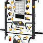 MiM USA Hercules EX, Commercial All in One Gym Machine w/400 lb Weight Stack, Adj Bench, Jammer Arms, Leg Press, Leg Extension, Arm Curl, LAT Seat & Complete Attachment