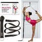 Pilates Stretching Strap with Door Anchor - Flexibility Equipment for Pilates Practitioners - Ideal for Improving Leg Flexibility, Core Stability, and Posture Alignment at Home