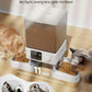 oneisall Automatic Cat Feeder for 2 Cats, 20 Cups/5L Automatic Cat Food Dispenser for Small Pets Indoor, Timed Cat Feeder for Dry Food(White)