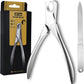 Pet Nail Clippers for Large Dogs, Wide-Opening Dog Nail Trimmer with All-Steel Material Sharp Durable Blades Built-in Spring, Professional Grooming Tool with Free Nail File for All Dogs & Cats