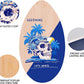 seething 35 Inch Skimboard with High Gloss Coat Wood Skim Board for Beginners,Kids, Teenagers, Adults and All Skimming