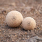 Travel Cork Massage Ball | Lightweight, Sustainable Alternative to Lacrosse Ball for Muscle Pain Relief (2 Piece Assortment, Sanded Cork)