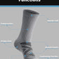 CWVLC Grip Socks Soccer - Cushioned Non-Slip Grippy for Men & Women Athletic - Barre Hospital Sticky Slipper Socks