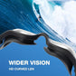 ZIONOR G1 Lite Swim Goggles with Swim Cap Comfortable Anti-fog Swimming Goggles Cap Set for Adult Men Women